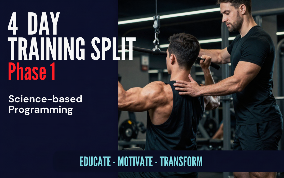 4 Day Training Split Program [Phase 1]