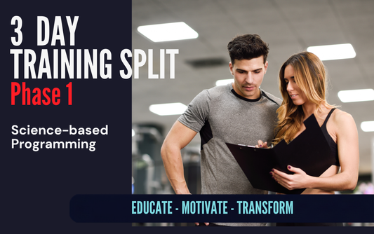 3 Day Training Split Program [Phase 1]